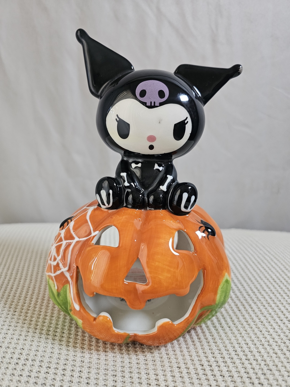 Kuromi Halloween Skeleton Pumpkin Candle House by Blue Sky Clayworks